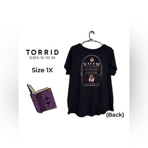 🖤✨ Torrid Salem Witchcore Graphic Tee – Size 1X (Classic Fit) NWOT ✨🖤